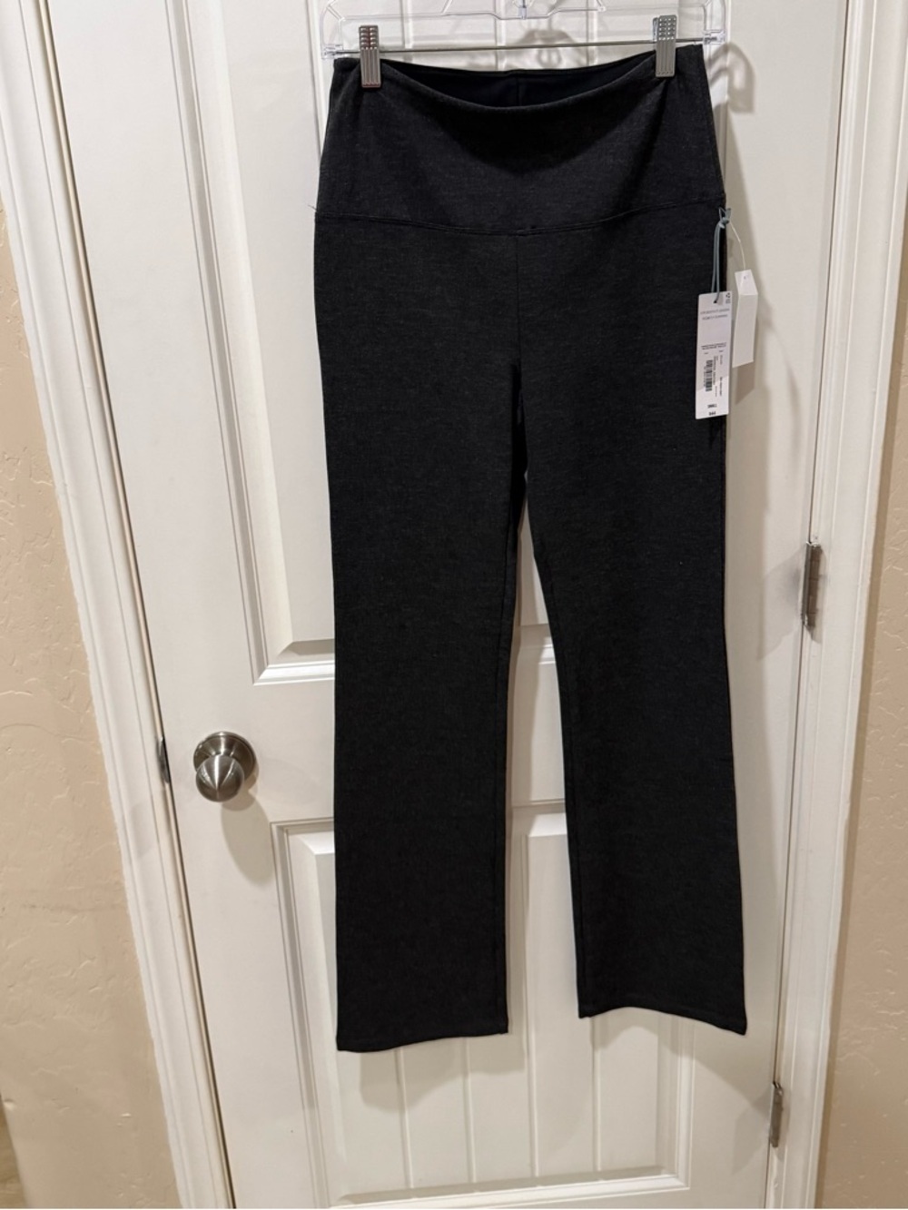 Liz Claiborne Lori Bootcut Leggings Small Charcoal Heather NWT